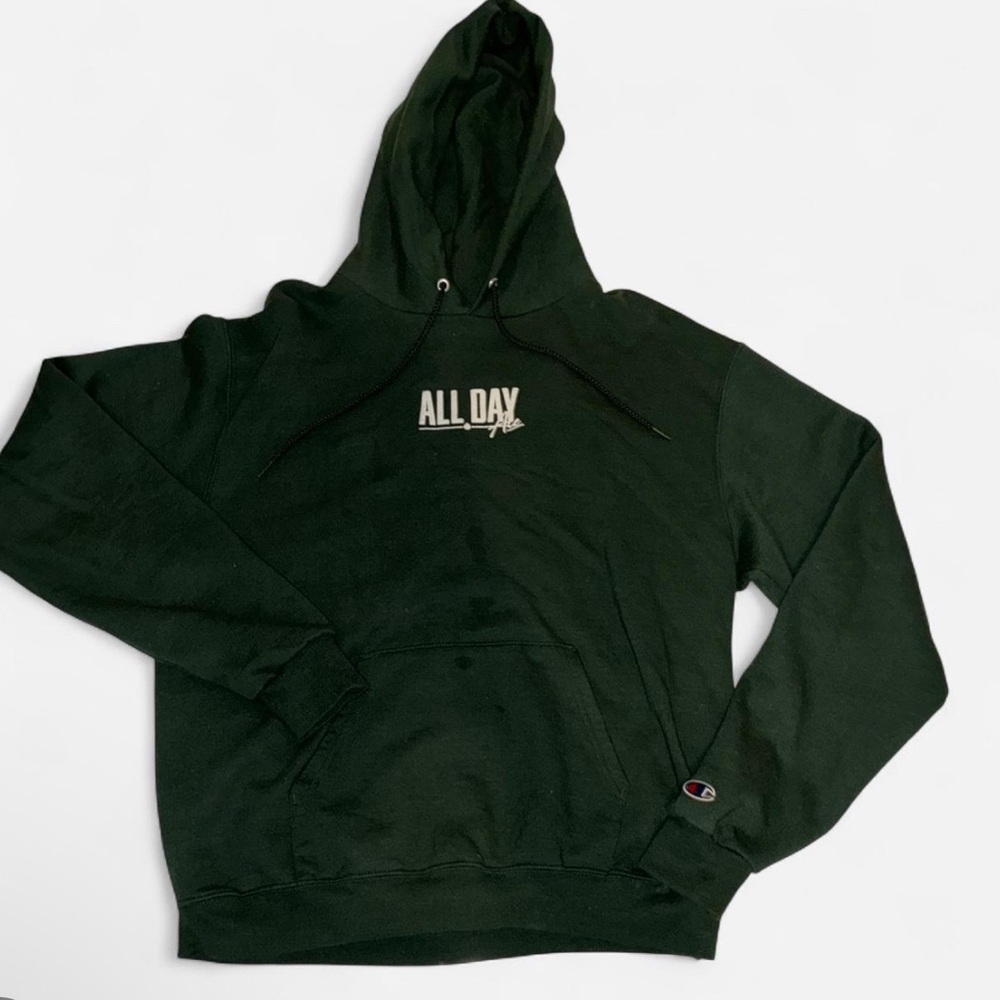 Champion Men's Dark Green Hoodie